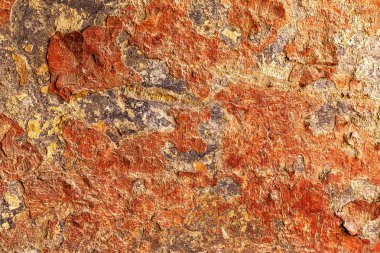 Vintage veya aşınmış arka planını doğal çimento veya taş eski doku bir retro desen duvar olarak. bir kavramsal kavramı veya mecaz duvara afiş, grunge, yaşlı, malzeme, pas 