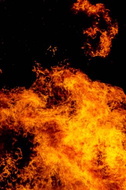 doku ve arka plan geceleri yanan kamp ateşi tarak alev yanan orman yangını ağaçlar güçlü dalları