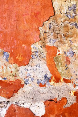 Vintage veya aşınmış arka planını doğal çimento veya taş eski doku bir retro desen duvar olarak. bir kavramsal kavramı veya mecaz duvara afiş, grunge, yaşlı, malzeme, pas 