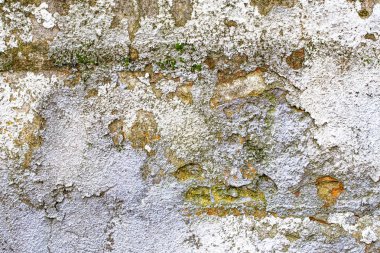 Vintage veya aşınmış arka planını doğal çimento veya taş eski doku bir retro desen duvar olarak. bir kavramsal kavramı veya mecaz duvara afiş, grunge, yaşlı, malzeme, pas 