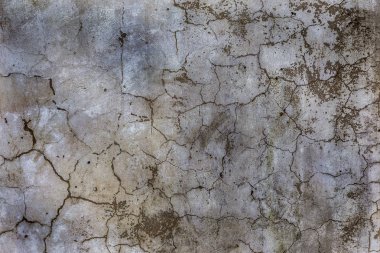 Güzel eski duvar büyük çatlaklar ve doku ile. Arka plan olarak kullanılabilir