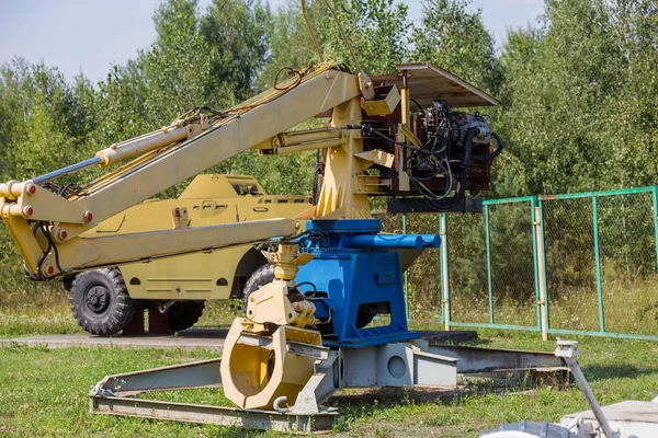 Chernobyl Atomik Felaket 1986 Yılında Liquidators Robot Tekniği Chernobyl Nükleer — Stok fotoğraf