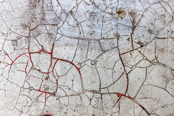 Büyük Çatlaklar Doku Duvar Eski Güzel Yaşlanma Vintage Çöp Için — Stok fotoğraf
