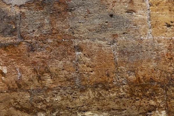 Vecchio Muro Distrutto Con Grandi Crepe Sfondo Crepa Vecchio Muro — Foto Stock