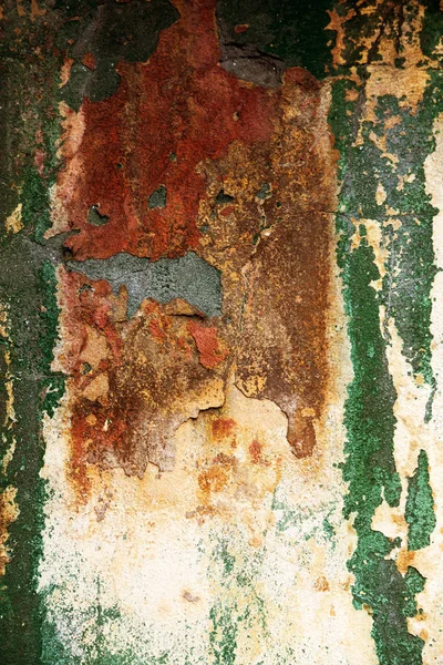 Κενή Παλιά Τέχνη Υφή Του Σοβά Τοίχο Τούβλο Βαμμένη Κακή — Φωτογραφία Αρχείου
