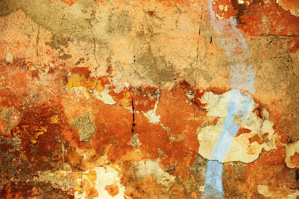 Empty Old Art Texture Plaster Brick Wall Painted Bad Scratched — Free Stock Photo