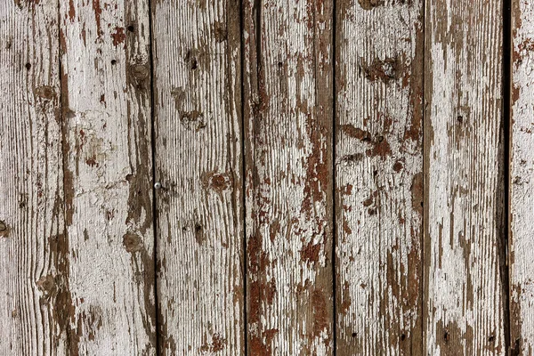 Oude Vintage Stijl Geschilderd Wit Houten Textuur Met Resten Van — Stockfoto