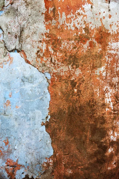 Empty Old Art Texture Plaster Brick Wall Painted Bad Scratched — Stock Photo, Image