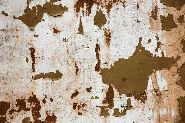 石膏レンガの壁の空の古い芸術のテクスチャ 花弁の質感を持つ石レンガの壁の塗装スタッコの発行物に悪い傷表面を塗装 破損した石膏で建物の表面をこすった — ストック写真