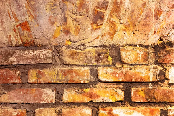 Oude Stijl Vintage Gekraakt Stenen Muur Als Achtergrond — Stockfoto