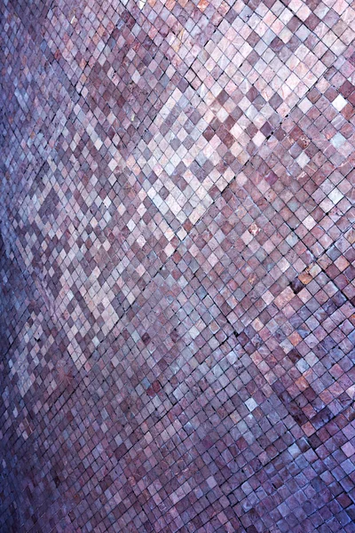 Farbenfrohe Pastellfarbene Monophone Venezianische Mosaike Als Dekorative Dekoration Der Fassade — Stockfoto