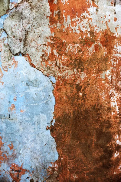 Empty Old Art Texture Plaster Brick Wall Painted Bad Scratched — Free Stock Photo