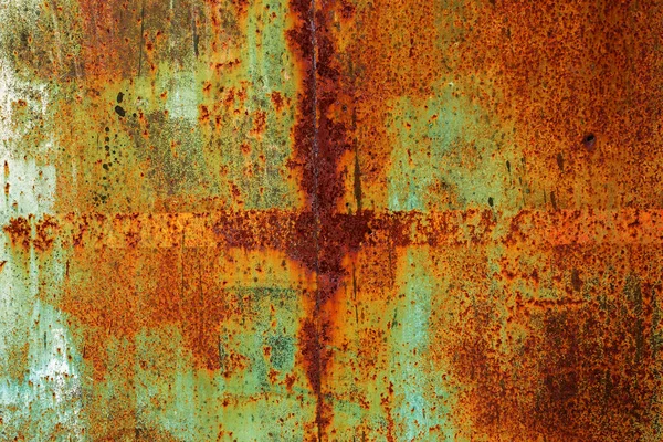 Abstract Rusty Metalen Textuur Roestige Metalen Achtergrond Voor Ontwerp Met — Stockfoto