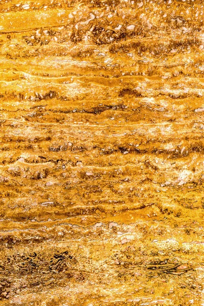 Beautiful Old Yellow Brown Decorative Stone Marble Abstract Cracks Stains — Stock Photo, Image
