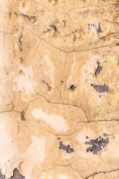 Mooie Oude Muur Met Grote Scheuren Textuur — Stockfoto