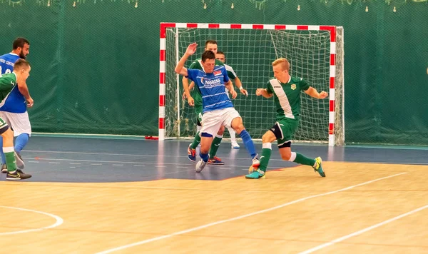 Odessa Ukraine July 2018 Unidentified Players Local Team Playing Mini — Stock Photo, Image