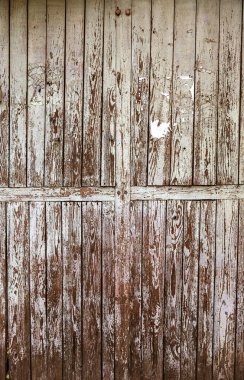 Eski vintage tarzı Beyaz ahşap doku kalıntıları beyaz boya ile boyanmış. Çok yaşlı, grunge, rustik ahşap doku doğal desenler ve çatlaklar ahşap arka plan olarak yüzeyi ile