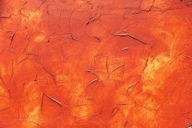 eski sanat dokusuna sıva tuğla duvar. Petal doku ile taş tuğla duvar boyalı sıva çatlaklar boyalı kötü tırmalamak yüzey. Binanın hasarlı sıva arka plan ile ovuşturdu cephe