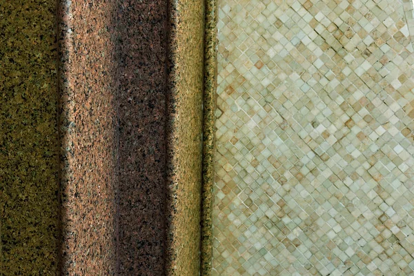 Színes Lágy Pasztell Egyszólamú Velencei Mozaik Dekoratív Dekoráció Homlokzat Velencei — Stock Fotó