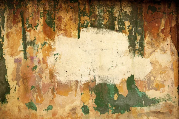 Tekstur Seni Lama Kosong Dari Dinding Bata Plester Cat Permukaan — Stok Foto