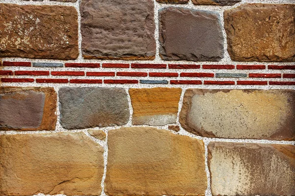 Vecchio Muro Pietra Perfetto Texture Sfondo — Foto Stock