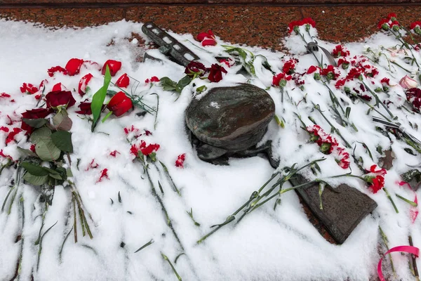 Monument Till Eternal Flame Till Okänd Soldat Odessa Evig Eld — Stockfoto