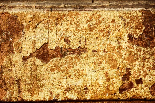 Empty Old Art Texture Plaster Brick Wall Painted Bad Scratched — Stock Photo, Image