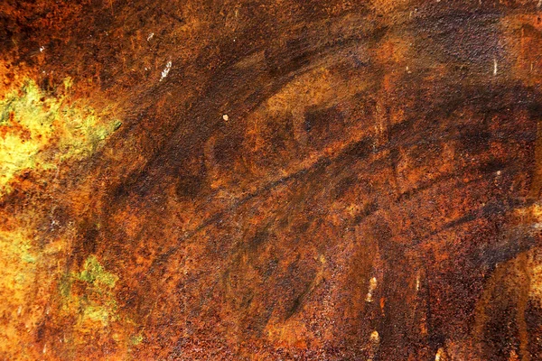 Tekstur Latar Belakang Alami Abstrak Dari Dinding Besi Berkarat Tua — Stok Foto