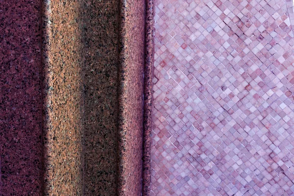 Mosaik Venesia Monofonik Pastel Berwarna Lembut Sebagai Dekorasi Dekoratif Fasad — Stok Foto