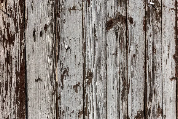 古代のビンテージ スタイルには 白いペンキ跡の白い木製テクスチャが描かれています 非常に古い グランジ 自然なパターンと木製の背景として表面上にクラック素朴なウッド テクスチャ — ストック写真