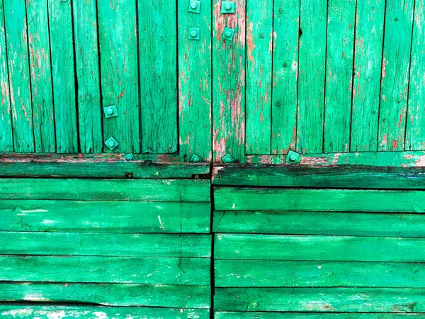 Old Grunge Painted Wood Panels Used Background — Stock Photo, Image
