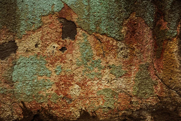 Κενή Παλιά Τέχνη Υφή Του Σοβά Τοίχο Τούβλο Βαμμένη Κακή — Δωρεάν Φωτογραφία