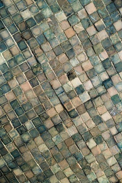 Colorful Soft Pastel Monophonic Venetian Mosaic Decorative Decoration Facade Venetian — Stock Photo, Image