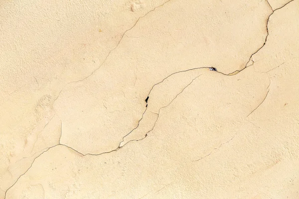 Hermosa Pared Vieja Con Grandes Grietas Textura —  Fotos de Stock