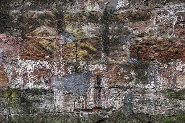 Стена Натурального Камня Использоваться Качестве Фона — стоковое фото