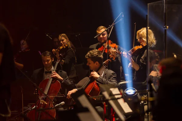 Odessa Ucrania Enero 2019 Concierto Orquesta Sinfónica Teatro Músicos Orquesta — Foto de Stock