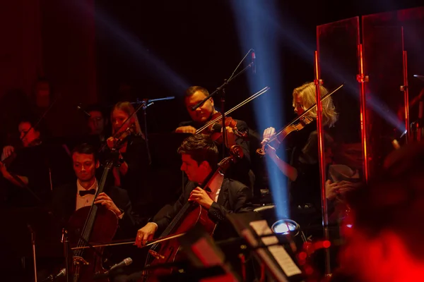 Oděsa Ukrajina Ledna 2019 Symphony Orchestra Koncert Scéně Divadla Hudebníci — Stock fotografie
