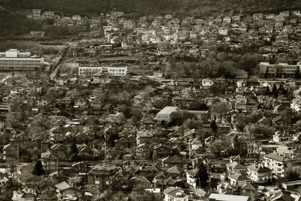 Ovech Bulgaria Enero 2019 Espectacular Panorámica Aérea Ciudad Provincial Ovech — Foto de Stock