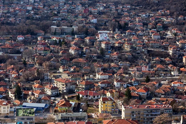 Ovech Bulgaria Januari 2019 Panorama Udara Spektakuler Dari Kota Provinsi — Stok Foto