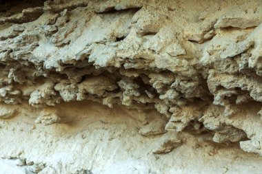 Kalker kaya yüzeyi çöken pitoresk arka plan. Taş taş, büyük ayrışma soyut güzel formları çatlaklar ve taş, çöküşü ve heyelan deprem tehlikesi cavitie yıkanmış