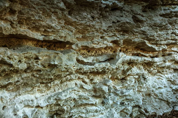 Fundo Pitoresco Superfície Colapso Pedra Calcária Abstrato Belas Formas Intemperismo — Fotografia de Stock