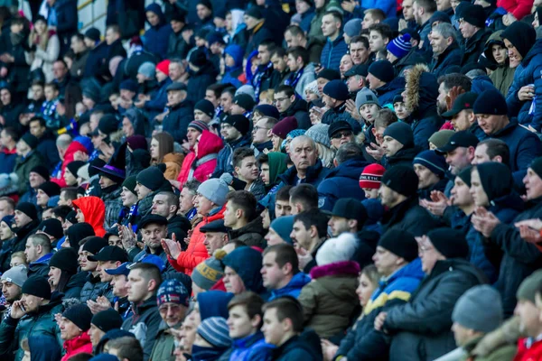 2019 Odessa Ukraine March 2019 Crowds Fans Stand Football Stairs — 스톡 사진