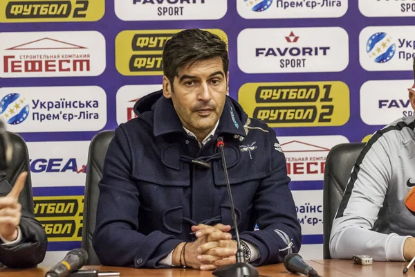 Odessa Ukraine Mars 2019 Legendarisk Berömd Fotbollstränare Paulo Alexandre Rodrigues — Stockfoto