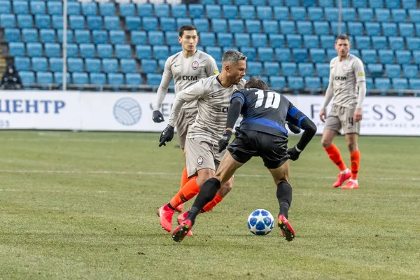 오데사 우크라이나 2019 Marlos 미드필더 샤흐타르 도네츠크 Chernomorets 오데사의 선수입니다 — 스톡 사진