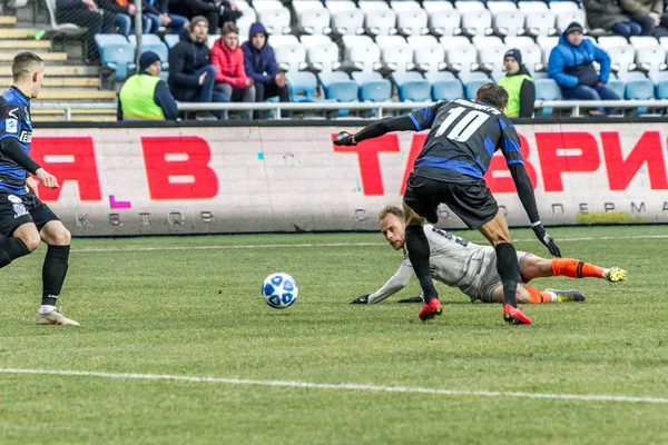 Odessa Ukrayna Mart 2019 Shakhtar Donetsk Chernomorets Odessa Futbol Oyuncuları — Stok fotoğraf