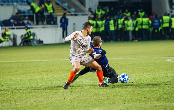 Odessa Ukraine Mars 2019 Footballeurs Shakhtar Donetsk Tchernomorets Odessa Jeu — Photo