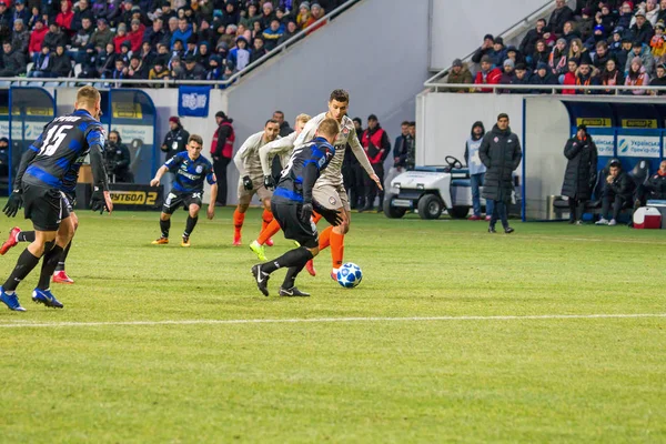 Odessa Ukraine Março 2019 Jogadores Futebol Shakhtar Donetsk Chernomorets Odessa — Fotografia de Stock