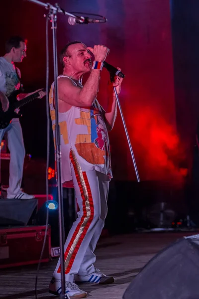 Odessa Ukraina Marca 2019 Rock Koncert Queen Tribute Show Bohemy — Zdjęcie stockowe