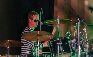 Odessa, Ukrayna - 16 Mart 2019: Rock konseri Queen tribute sho