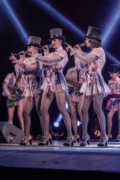 Odessa Ukraine Marca 2019 Bright Music Show Freedom Jazz Piękna — Zdjęcie stockowe